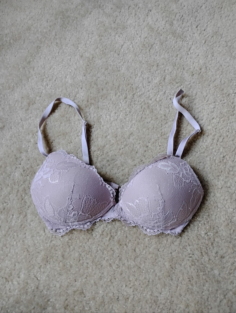 Pink Italian Lace Bra 32b